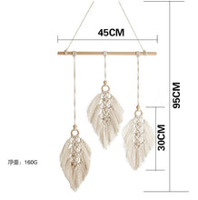 Atilady boho leaf macrame wall hanging