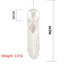 Atilady boho leaf macrame wall hanging
