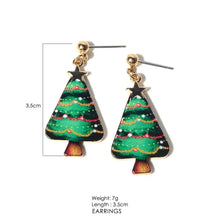 Artilady Women Girls Christmas Tree Earrings